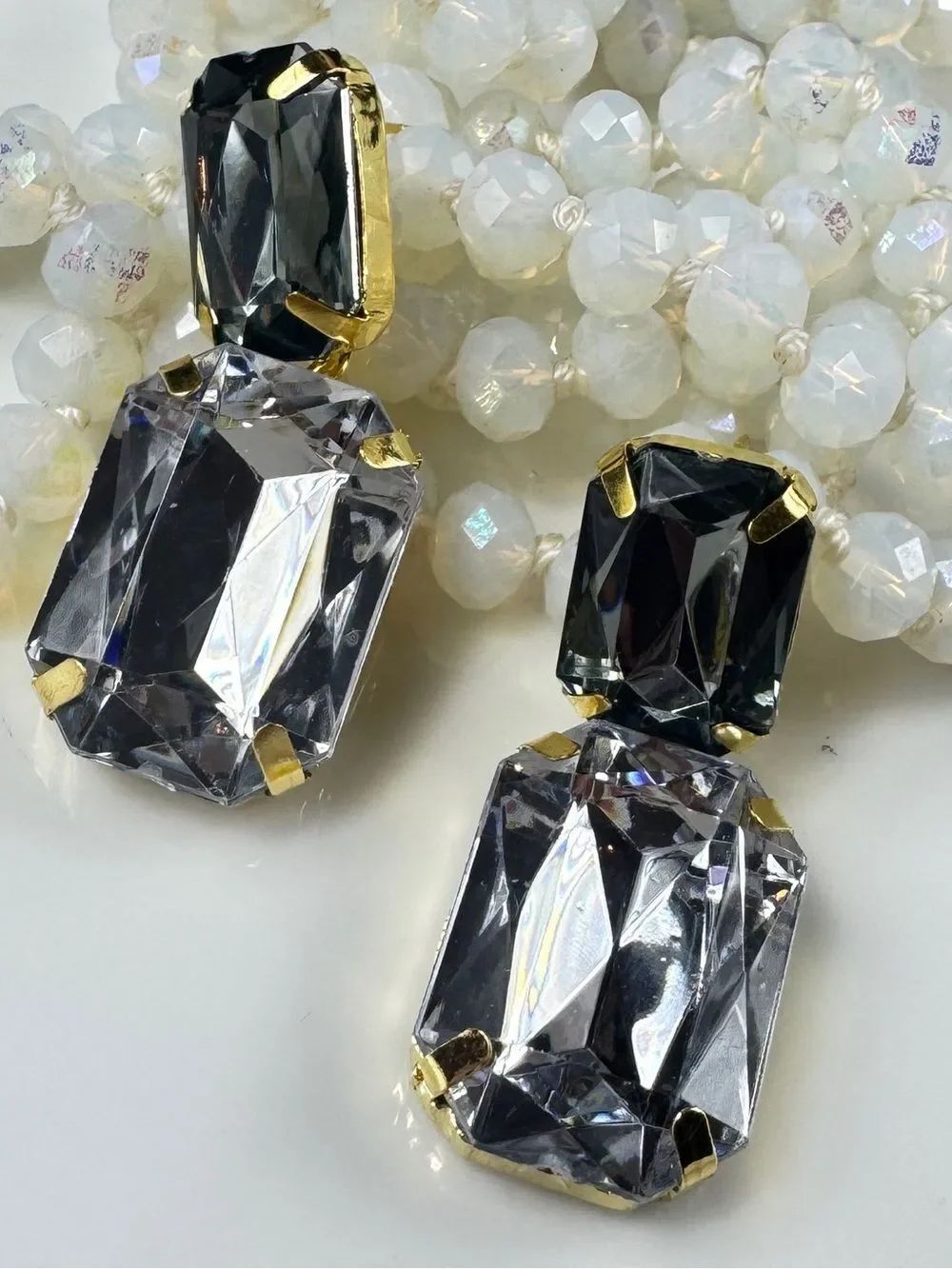 Zara Dazzling Pendant Earrings